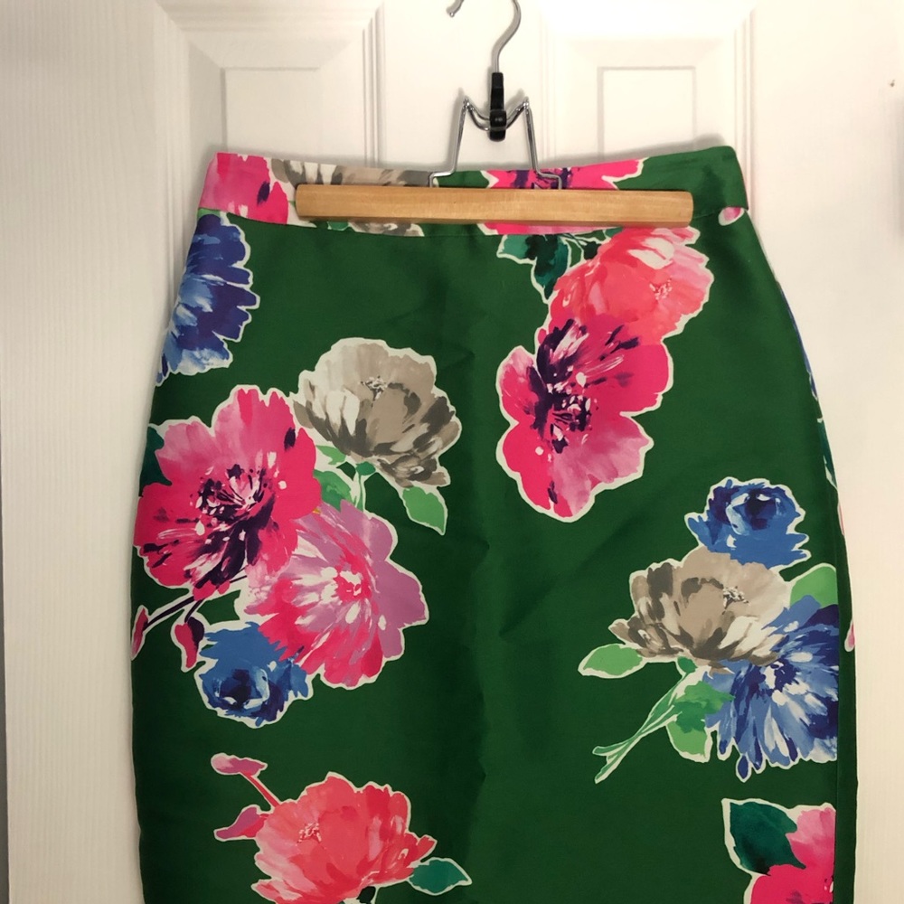 Kate Spade Floral Pencil Skirt